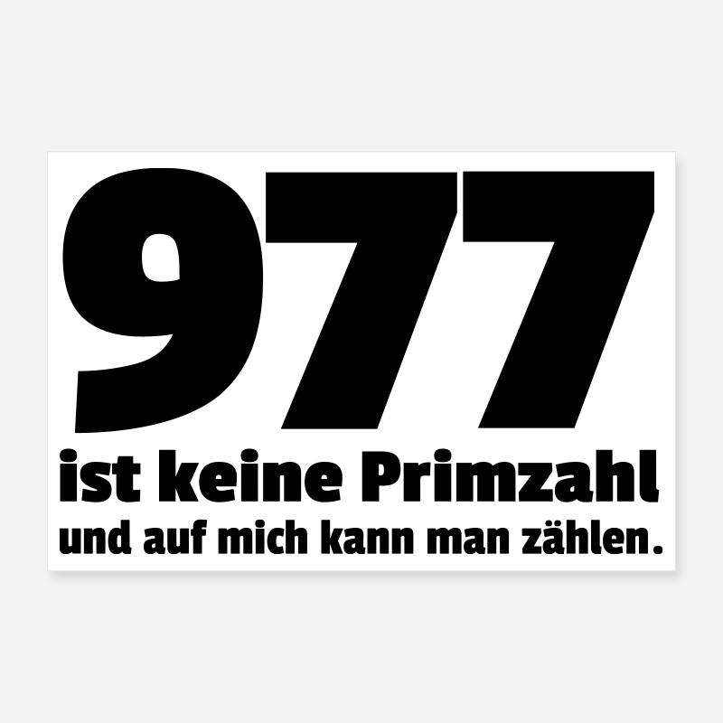 not a prime number Poster 12" x 8" (30x20 cm)