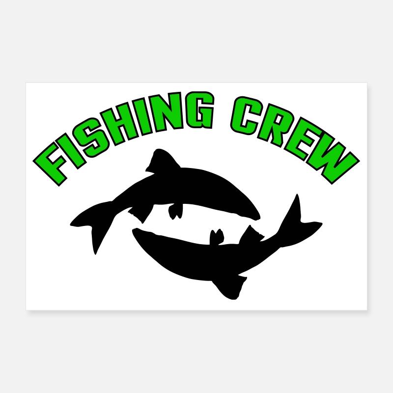 Fish Crew Poster 30 x 20 cm