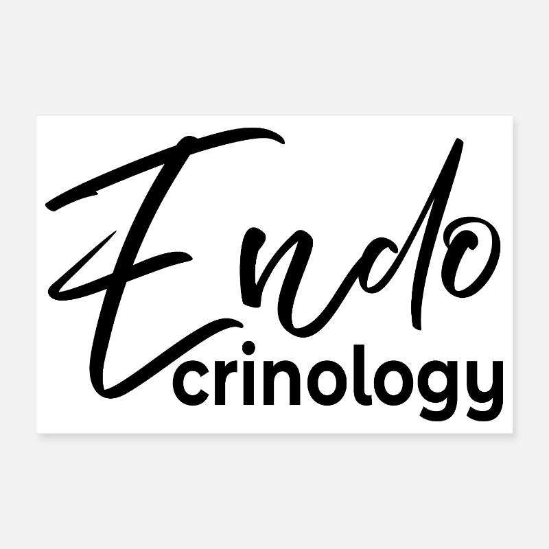 Endocrinologue Endocrinologie Poster 30 x 20 cm