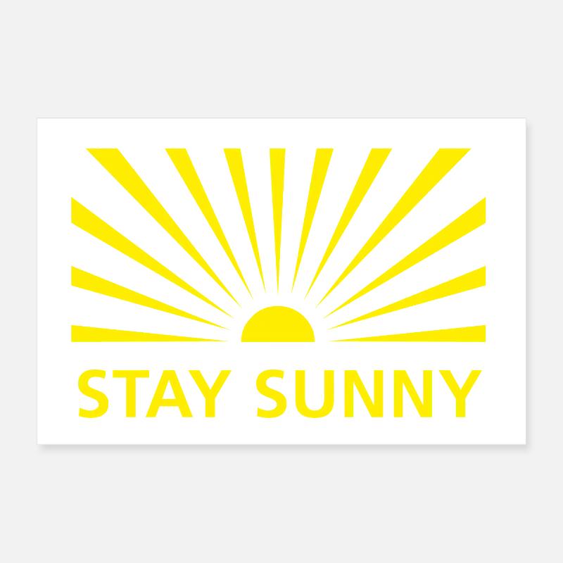 RESTE ENSOLEILLÉ Poster 30 x 20 cm