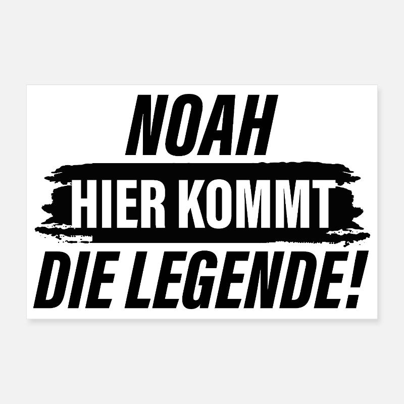 Noah - Here Comes the Legend Poster 12" x 8" (30x20 cm)