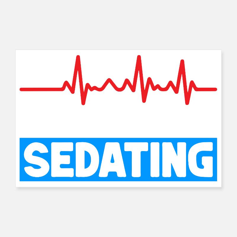 Anesthesiologist Rather Be Sedating Anesthesia Poster 30x20 cm
