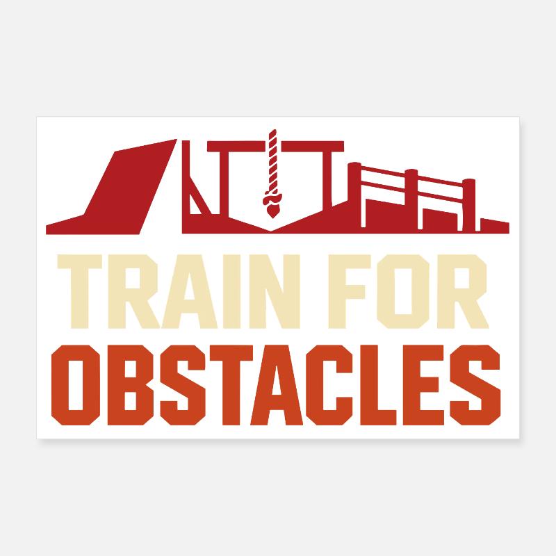 Obstacle Course Racer Obstacle Course Ocr Poster 12" x 8" (30x20 cm)
