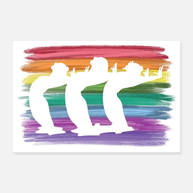 Artistic Swim Team Synchronized Swimming Poster 12" x 8" (30x20 cm)
