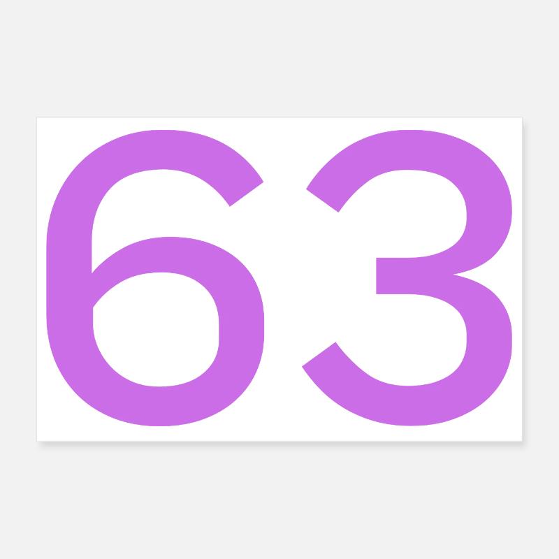 63 Poster 12" x 8" (30x20 cm)
