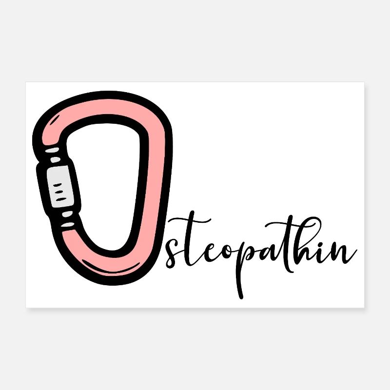 Osteopathy Osteopath Poster 12" x 8" (30x20 cm)