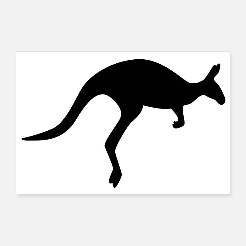 Känguru Poster 30x20 cm