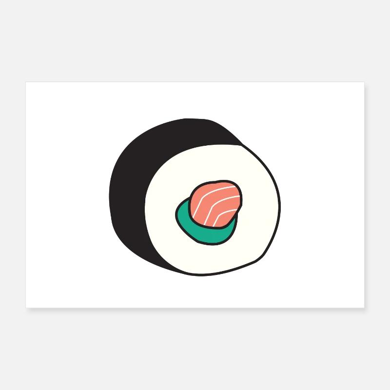 Maki roll Poster 30x20 cm