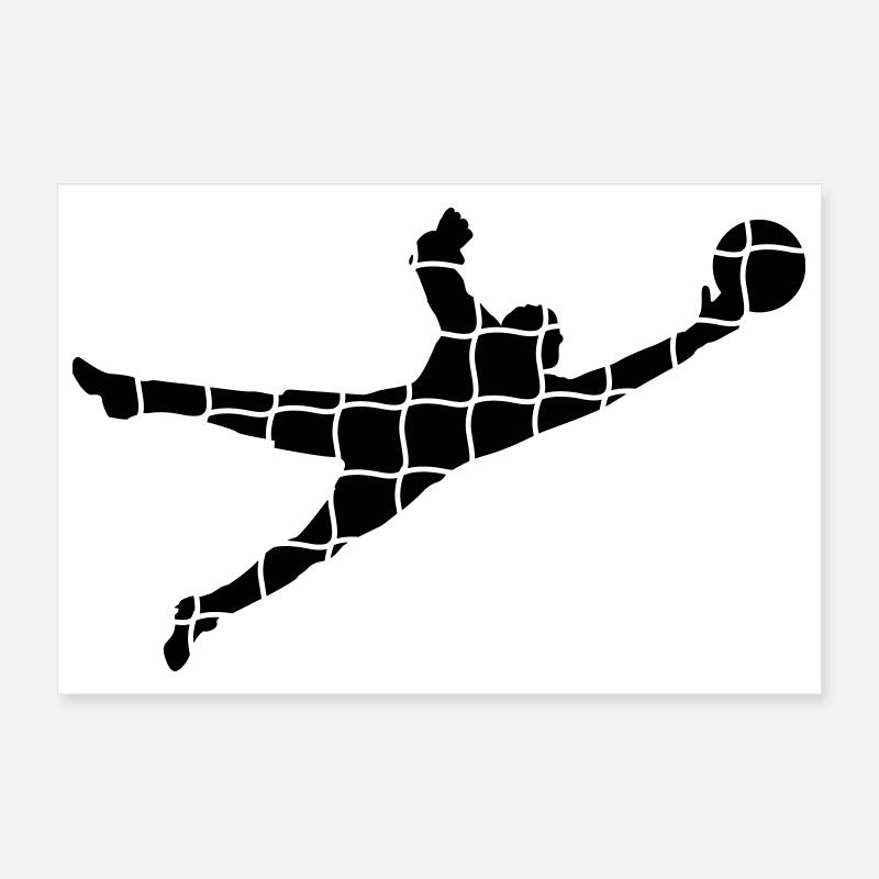 goalie Poster 12" x 8" (30x20 cm)
