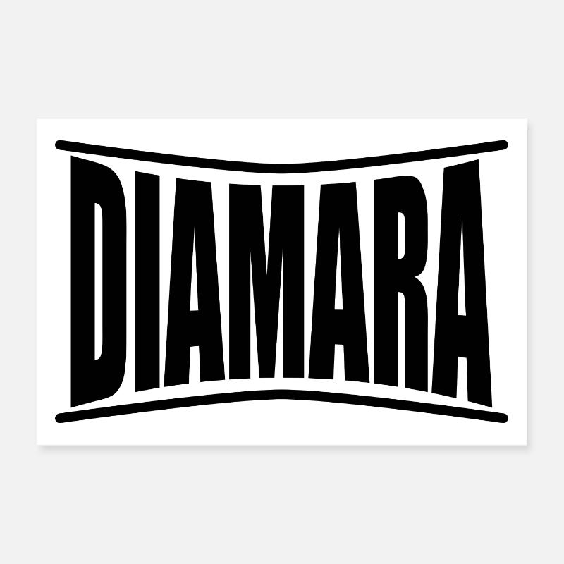 Diamara t-shirt gift idea Poster 12" x 8" (30x20 cm)