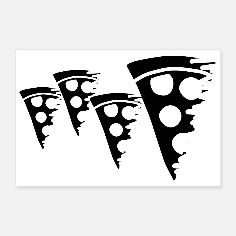 Pizza Poster 12" x 8" (30x20 cm)