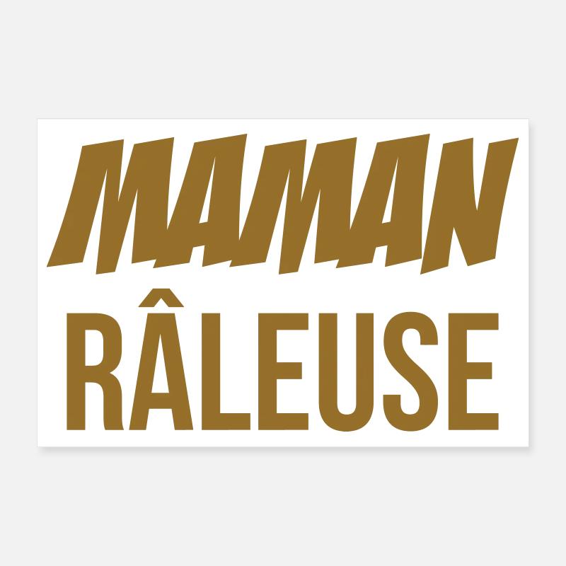Maman râleuse Poster 30 x 20 cm