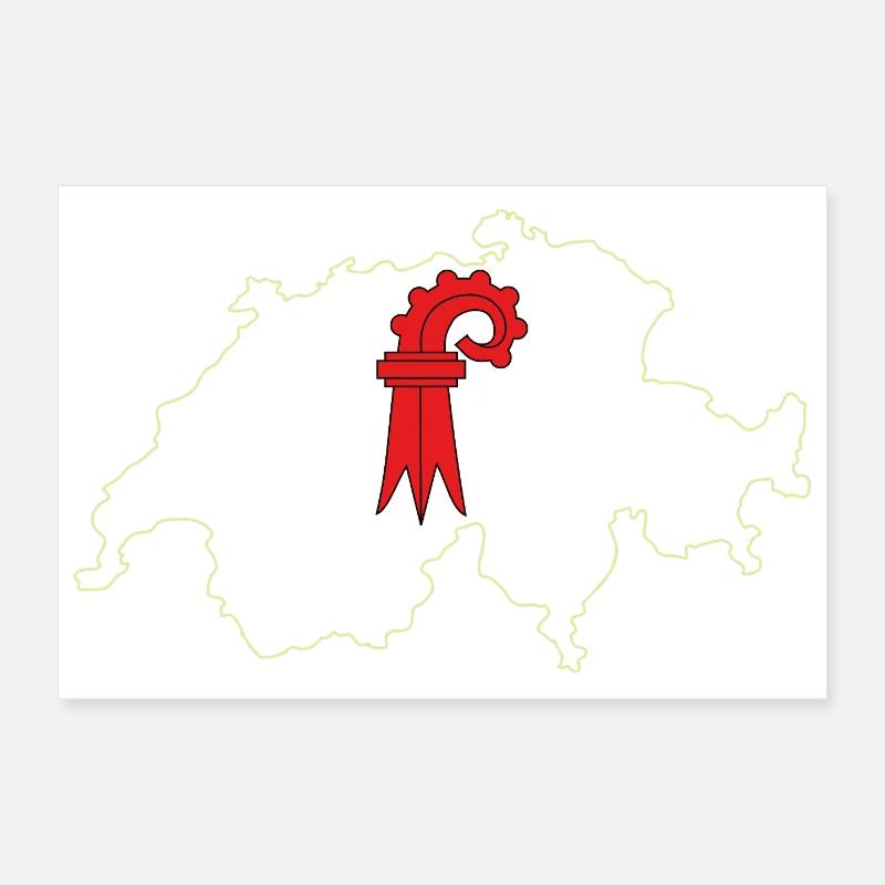 Bâle-Campagne, Suisse Poster 30 x 20 cm