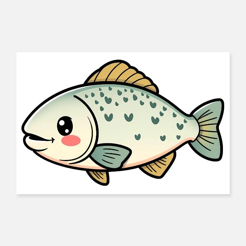 Truite Poster 30 x 20 cm