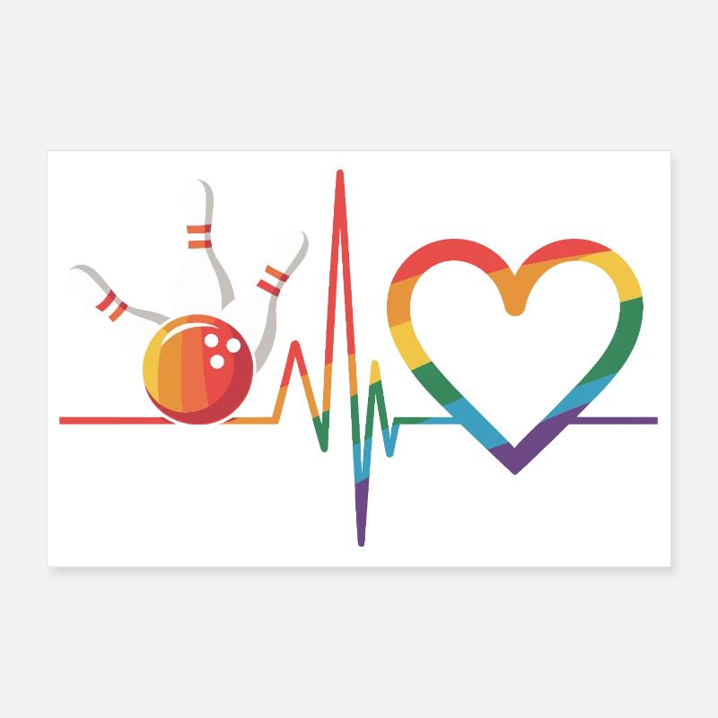 Bowling Poster 30 x 20 cm