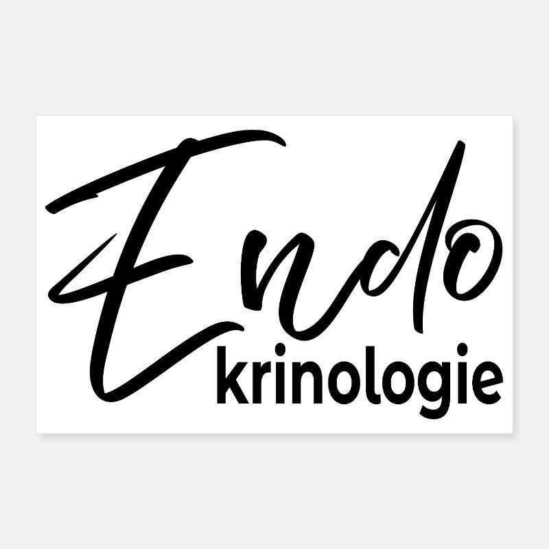 Endocrinology Thyroid Poster 12" x 8" (30x20 cm)