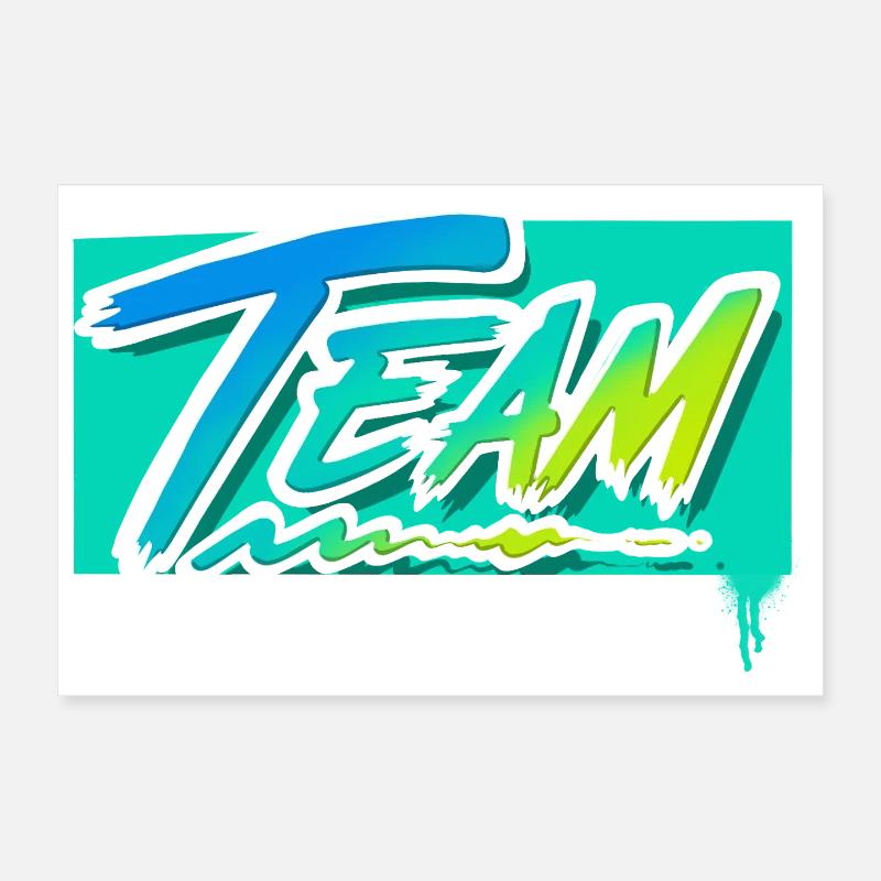 Équipe Poster 30 x 20 cm