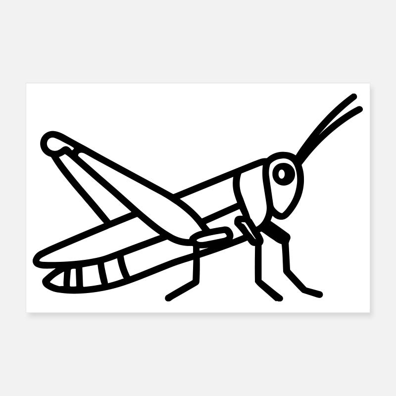 Heuschrecke Poster 30x20 cm