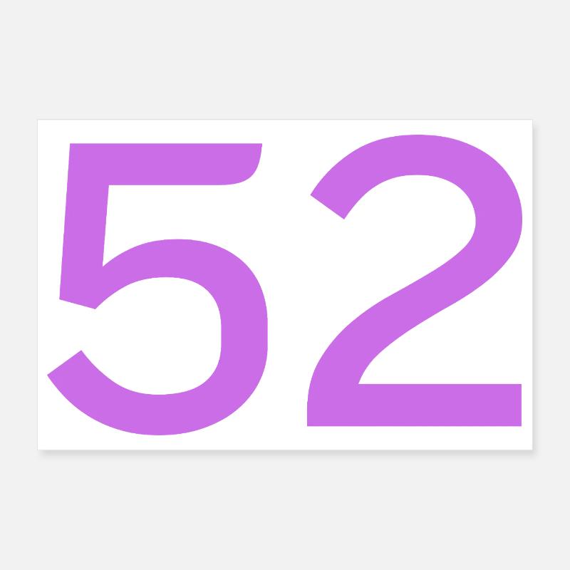 52 Poster 30 x 20 cm