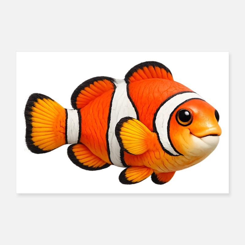 Poisson-clown, poisson de mer, coloré Poster 30 x 20 cm