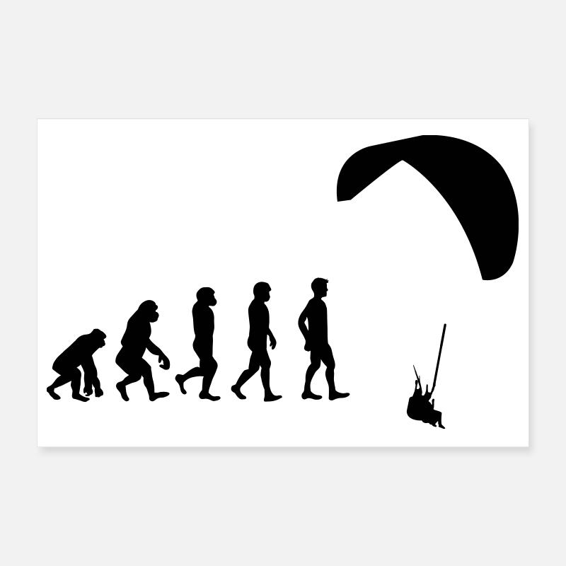 Evolution glider Poster 12" x 8" (30x20 cm)