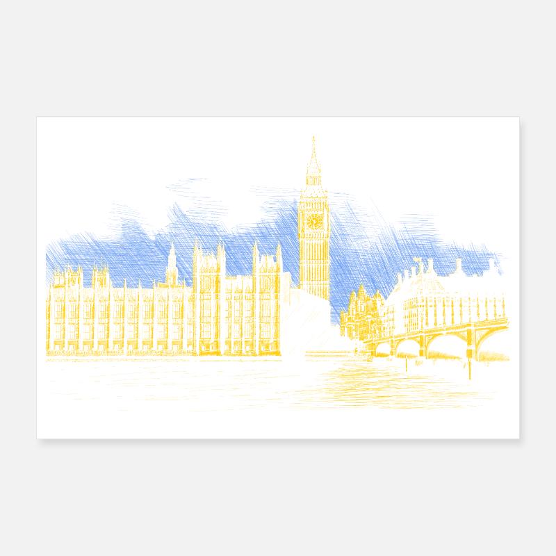 Big Ben Poster 12" x 8" (30x20 cm)