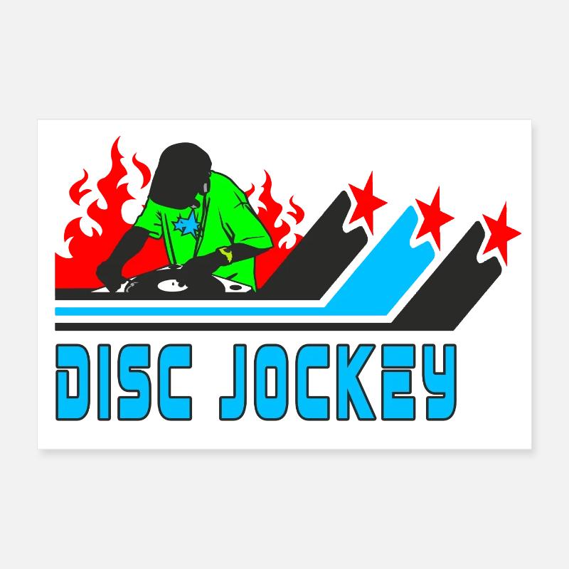 Disc Jockey / DJ / Gift / Gift Idea Poster 12" x 8" (30x20 cm)