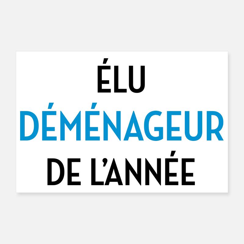 frachtführer / möbelpacker / mover / bewegen Poster 30x20 cm