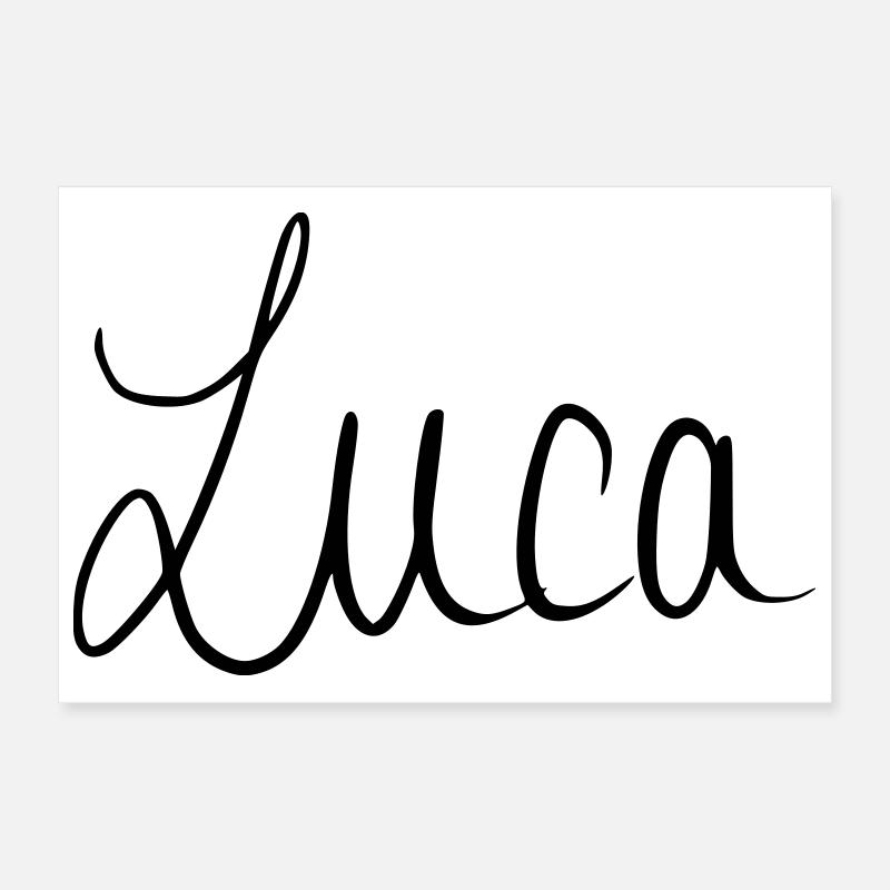 Luca Poster 12" x 8" (30x20 cm)