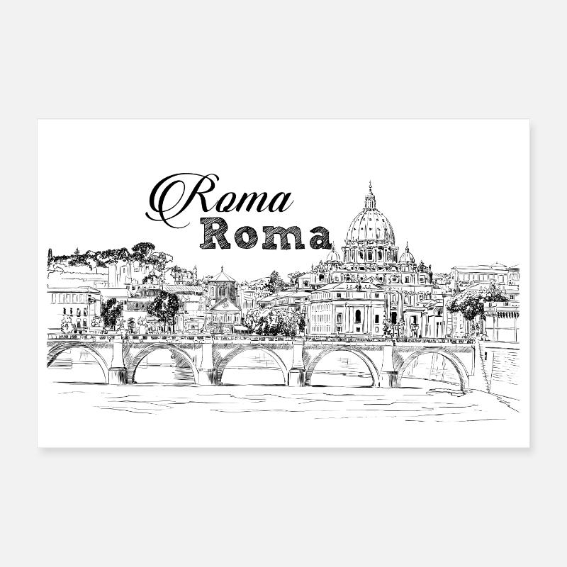 Rome Poster 30 x 20 cm
