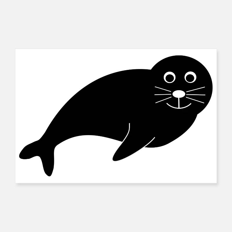 Sceaux, phoques, phoques, phoques animaux Poster 30 x 20 cm