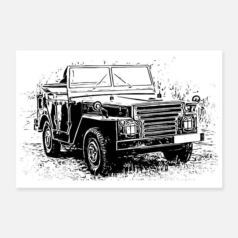 Ostklassiker auf Rädern Poster 30x20 cm