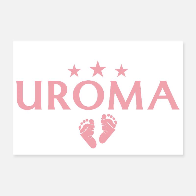 Urgroßmutter 2026 Befördert zur Uroma Poster 30x20 cm