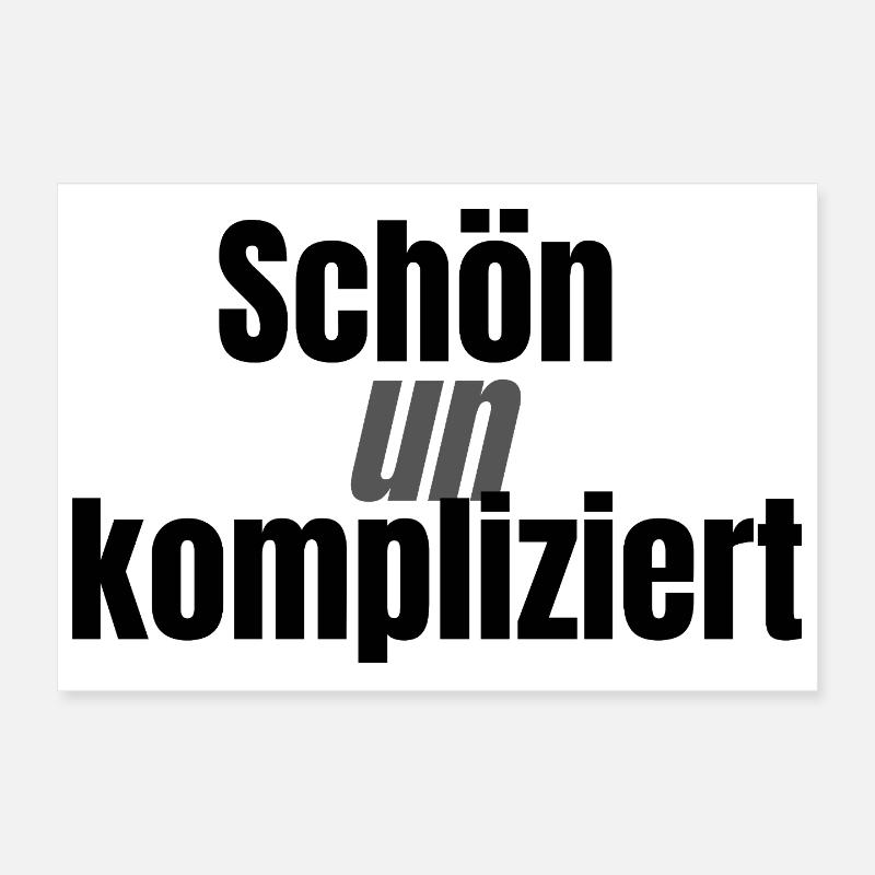 Nice and uncomplicated Poster 12" x 8" (30x20 cm)