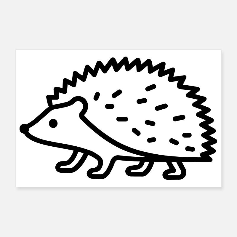 Igel Poster 30x20 cm