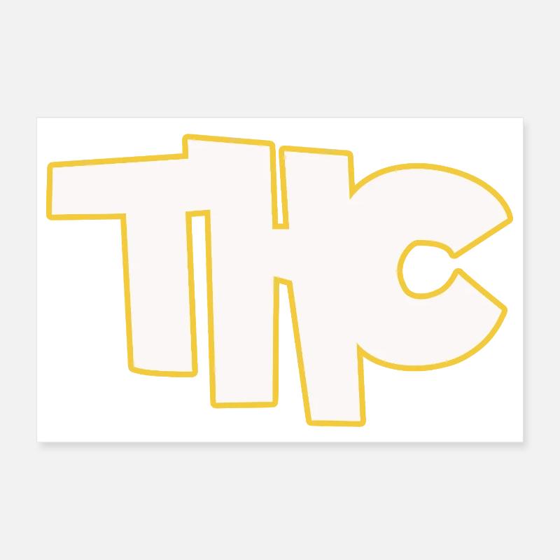 THC Poster 30 x 20 cm