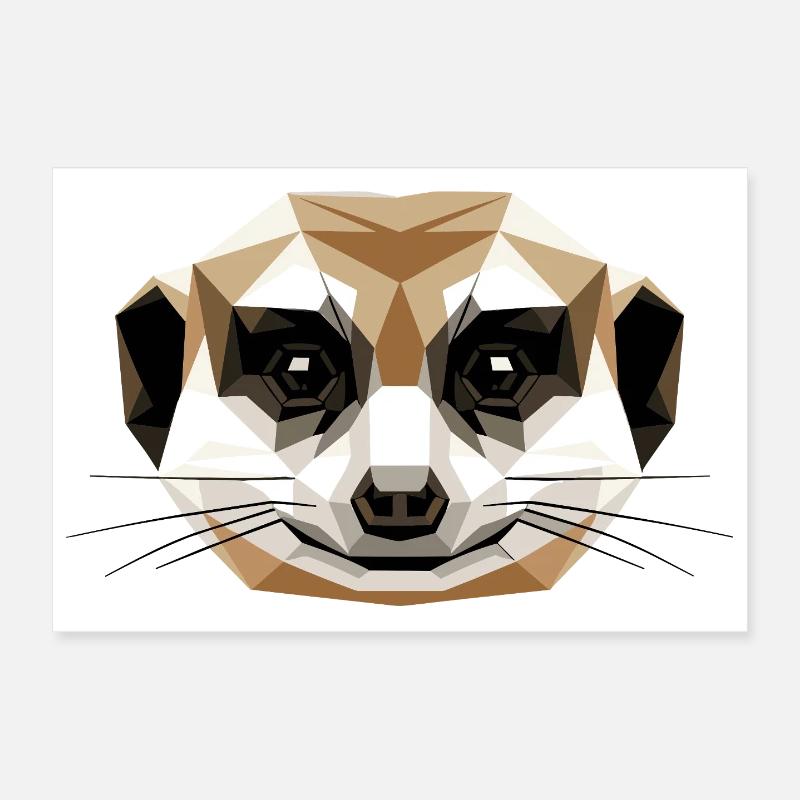 Suricate Suricate Douce Mangouste Suricate Poster 30 x 20 cm