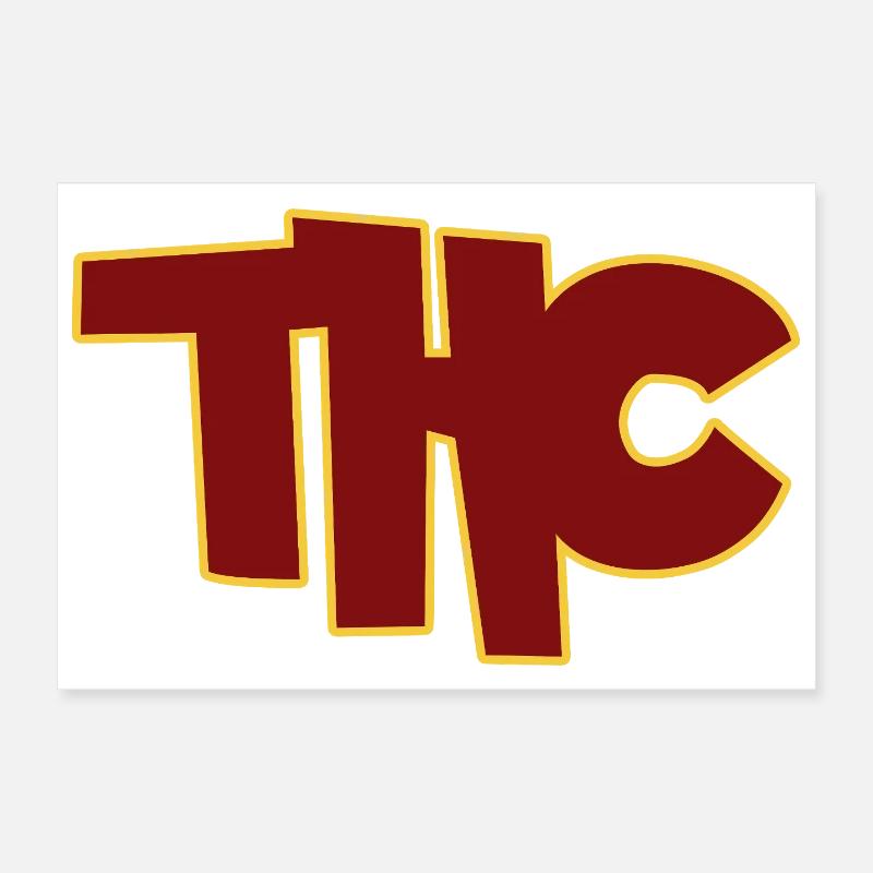 THC Poster 30x20 cm