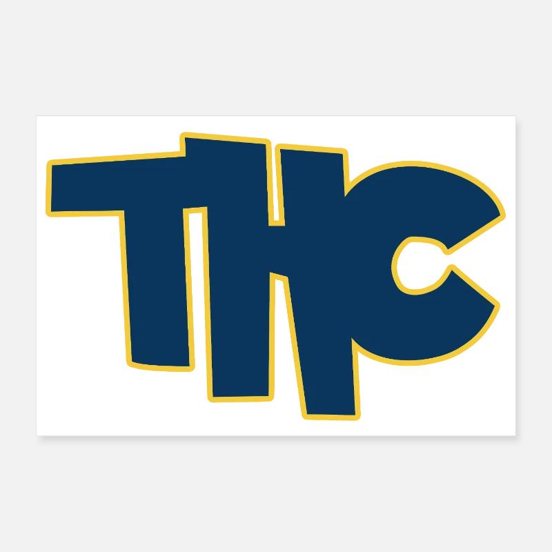 THC Poster 30 x 20 cm