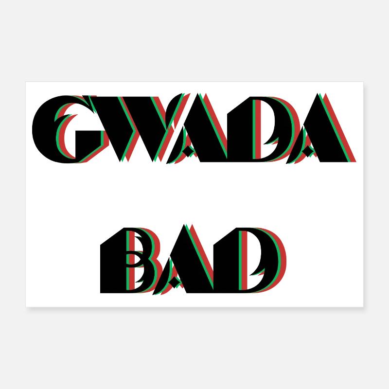 gwada_bad Poster 30 x 20 cm