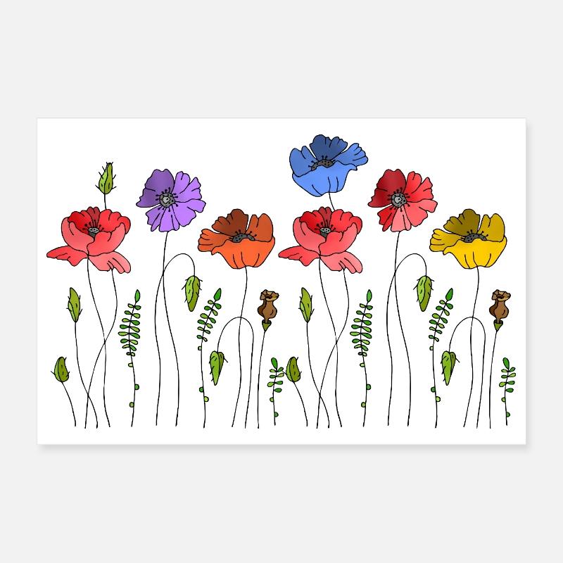 Fleur Poster 30 x 20 cm