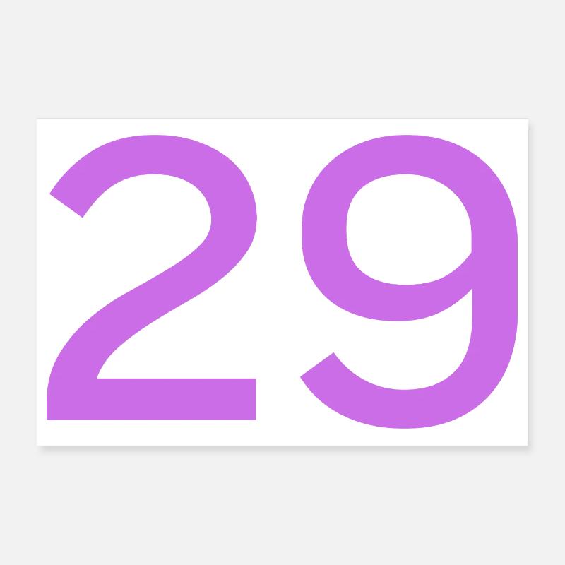 29 Poster 12" x 8" (30x20 cm)