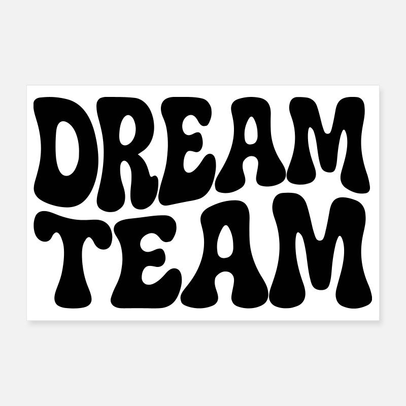 Dream Team siebziger funky groovy  Poster 30x20 cm