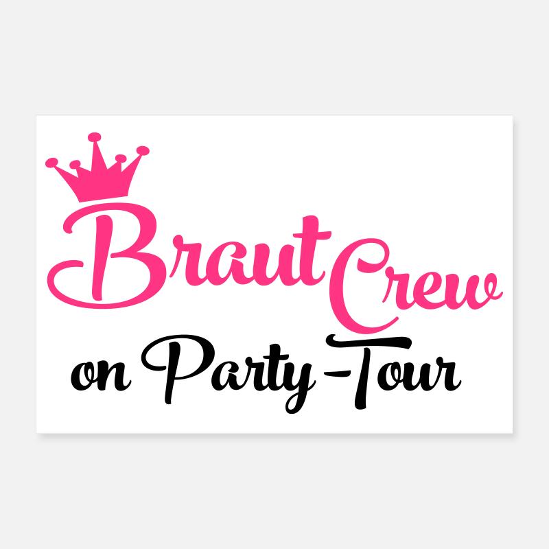 Team Bride Poster 30x20 cm