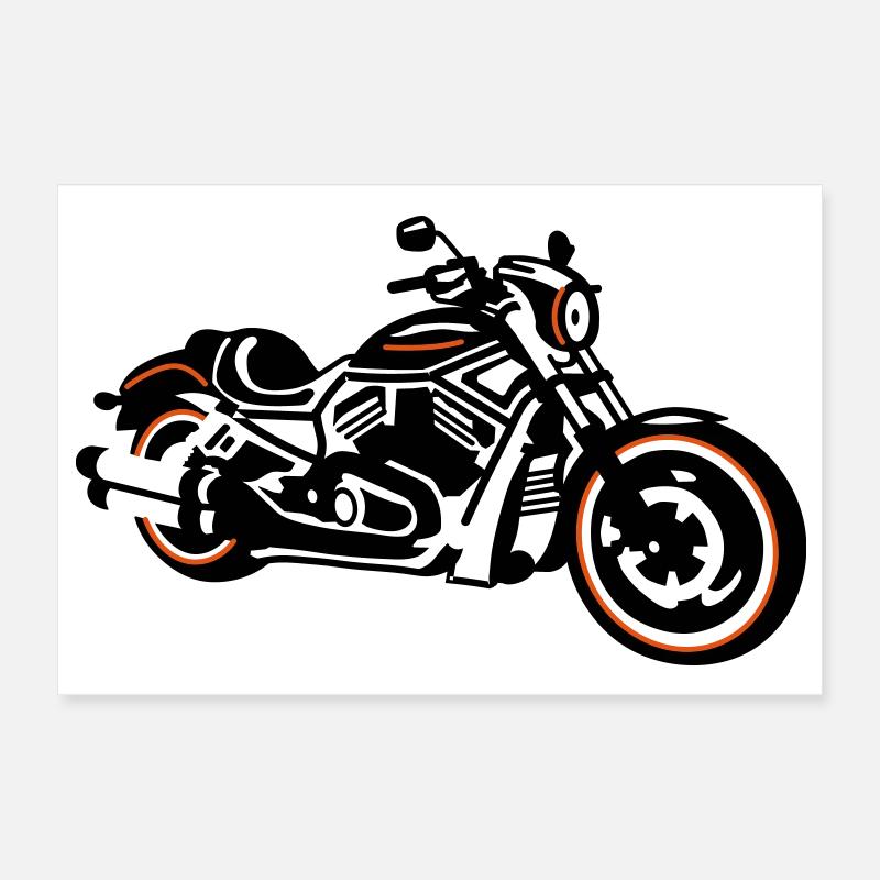 motorrad_3 Poster 30 x 20 cm