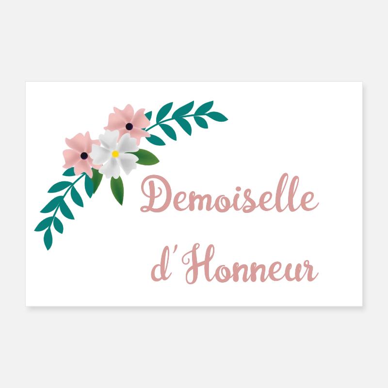 Bridesmaid - Bucolic Collection Poster 12" x 8" (30x20 cm)