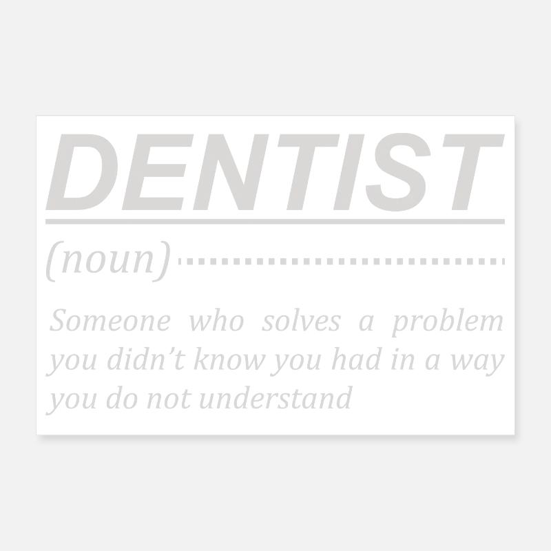 dentist Poster 12" x 8" (30x20 cm)