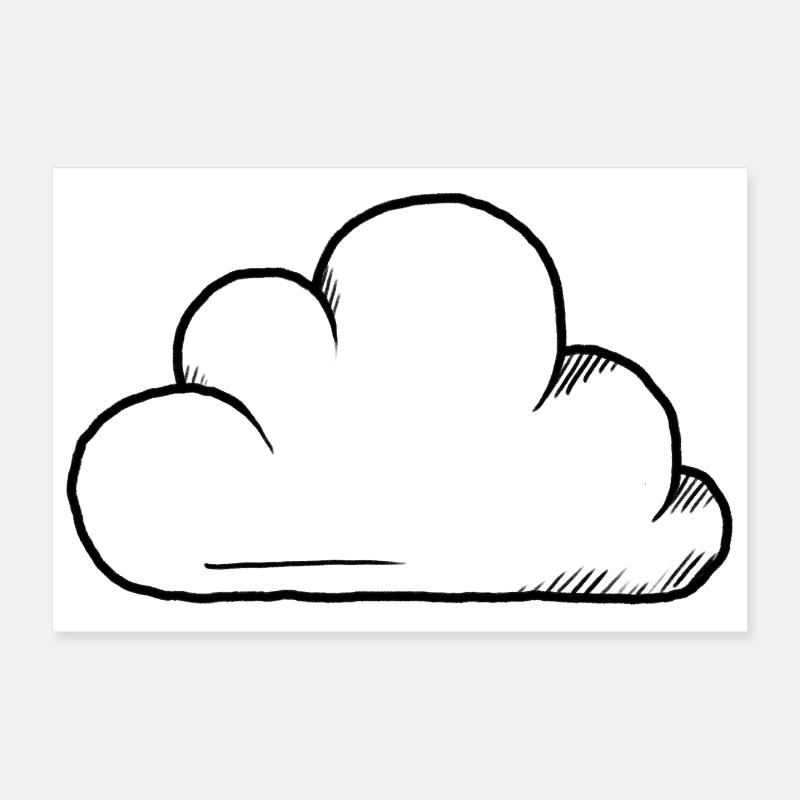 Conception du cloud Poster 30 x 20 cm
