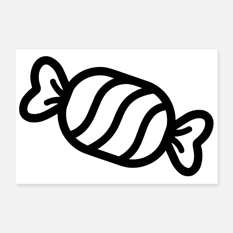 candy Poster 12" x 8" (30x20 cm)