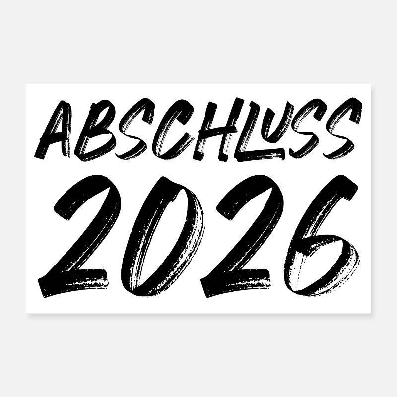 Abschluss 2026 Poster 30x20 cm